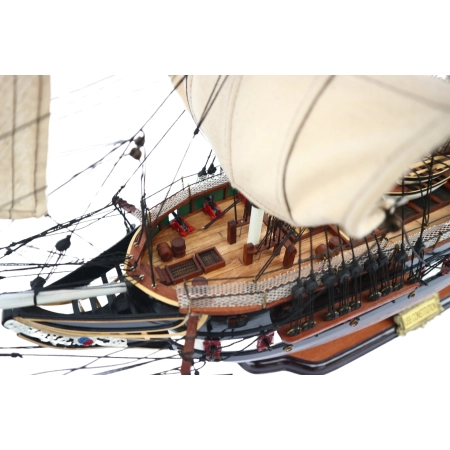 Drewniany model żaglowca USS Constitution 100 cm – ekskluzywna replika fregaty „Old Ironsides”